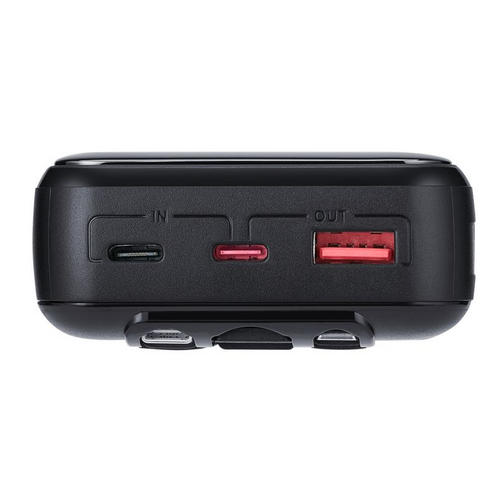 Batterie Externe Rivacase 20 000 mAh et 22W noire