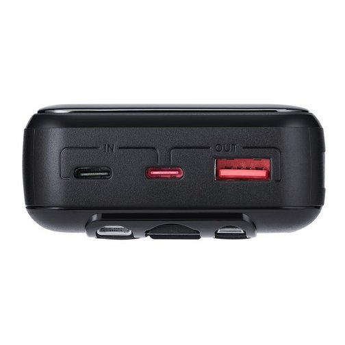 Batterie Externe Rivacase 20 000 mAh et 22W noire