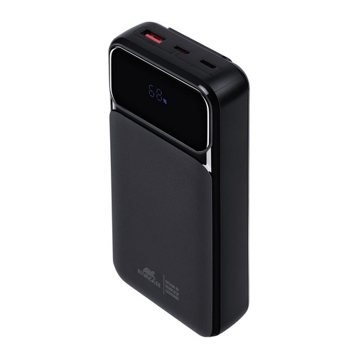 Batterie Externe Rivacase 20 000 mAh et 22W noire