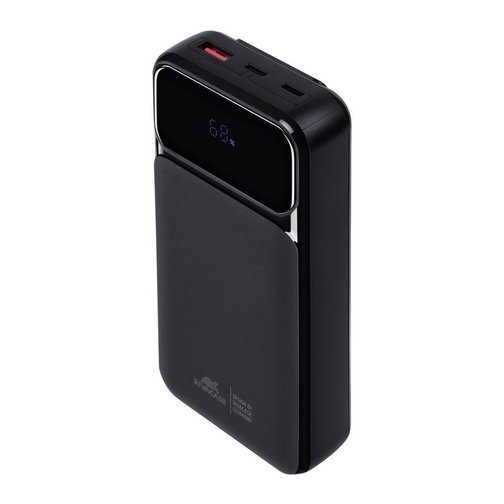 Batterie Externe Rivacase 20 000 mAh et 22W noire