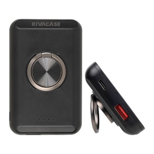 Batterie externe Rivacase compatible MagSafe 5 000 mAh et 20W noire