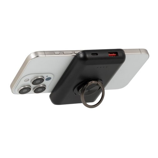 Batterie externe Rivacase compatible MagSafe 5 000 mAh et 20W noire