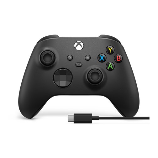 Microsoft Manette Xbox avec câble USB-C noire