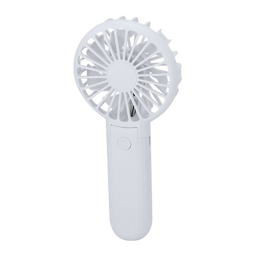 Lunar Ventilateur portable, rechargeable et pliable blanc