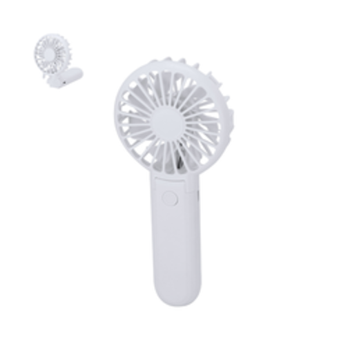 Lunar Ventilateur portable, rechargeable et pliable blanc