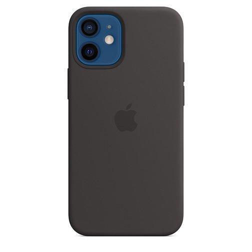 image1_Coque en silicone avec MagSafe pour iPhone 12 mini - Noir