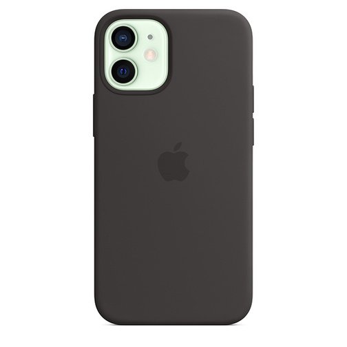 image3_Coque en silicone avec MagSafe pour iPhone 12 mini - Noir