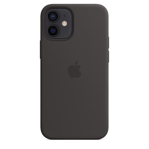 image5_Coque en silicone avec MagSafe pour iPhone 12 mini - Noir
