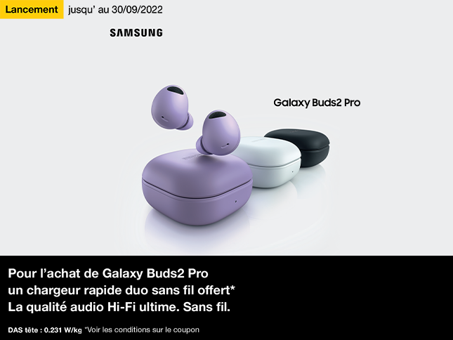 Ecouteurs Samsung Galaxy Buds2 Pro