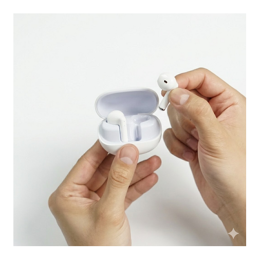 Ecouteurs echo Pods blancs