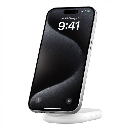 Chargeur à induction QI2 pliable Belkin 15W blanc