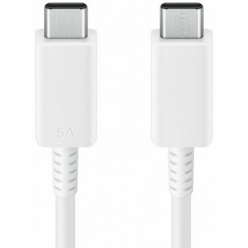 Câble de charge Samsung USB-C vers USB-C 45W blanc 1.8 mètre
