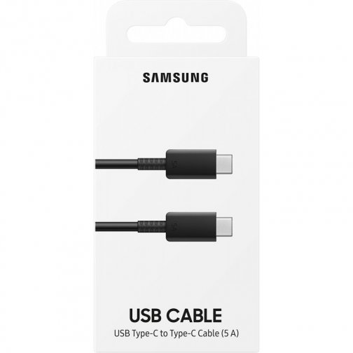 Câble de charge Samsung USB-C vers USB-C 45W noir 1 mètre