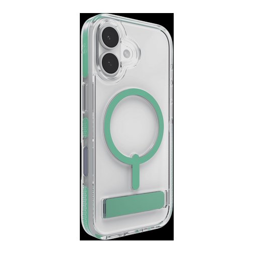 Coque ZAGG Santa Cruz avec support compatible MagSafe pour iPhone 17 verte