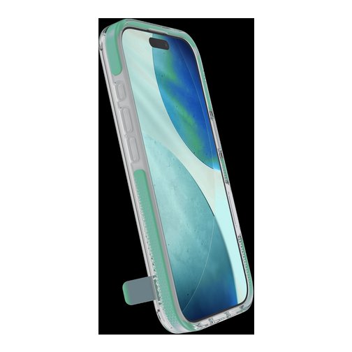 Coque ZAGG Santa Cruz avec support compatible MagSafe pour iPhone 17 verte