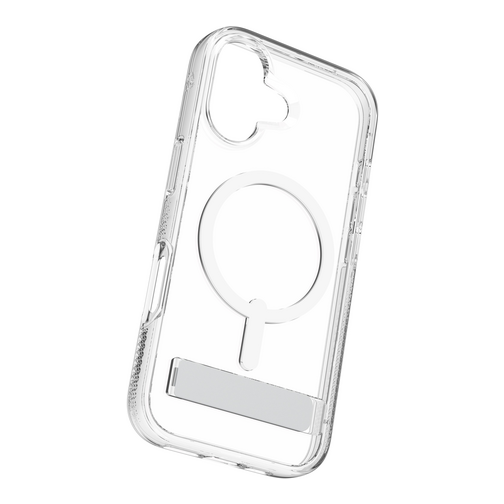 Coque renforcée ZAGG Palace avec support compatible MagSafe pour iPhone 17 cristal