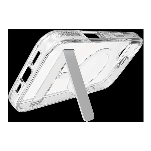 Coque renforcée ZAGG Palace avec support compatible MagSafe pour iPhone 17 cristal