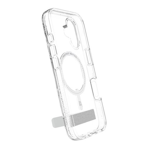 Coque renforcée ZAGG Palace avec support compatible MagSafe pour iPhone 17 Pro cristal