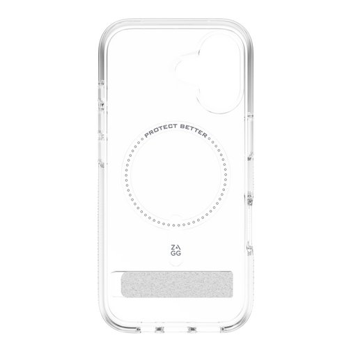 Coque renforcée ZAGG Palace avec support compatible MagSafe pour iPhone 17 Pro cristal