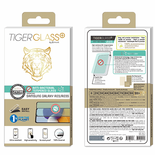 Film de Protection Tiger Glass+ pour Samsung Galaxy A03