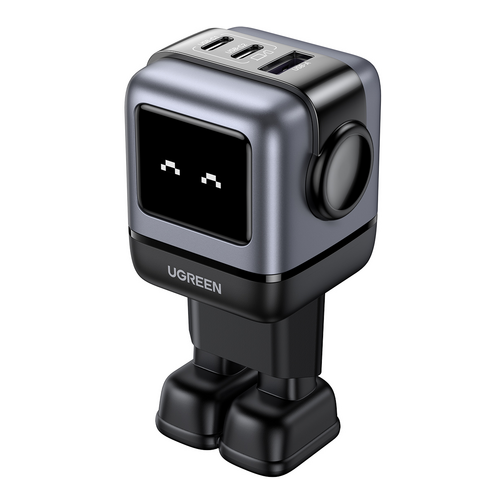 Chargeur secteur robot UGREEN Power Delivery 2 ports USB-C & 1 port USB-A 65W noir