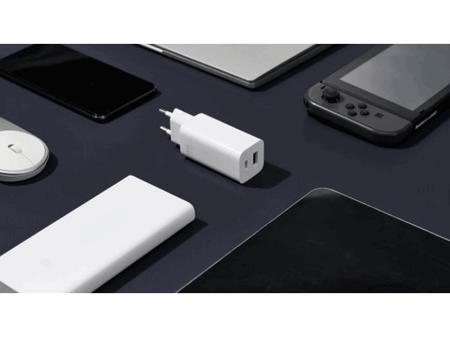 Chargeur secteur Xiaomi 2 ports USB-A & C 65W et câble USB-C