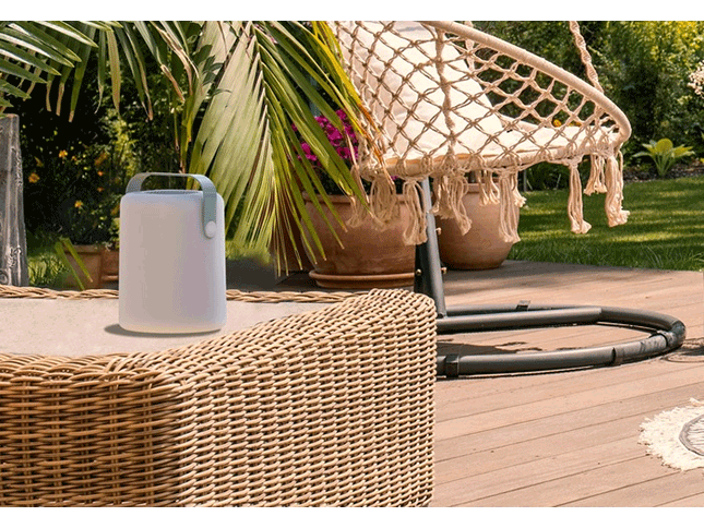 Enceinte lumineuse Lantern pour l'extérieur