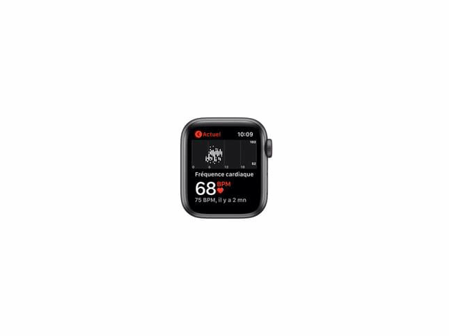 Apple Watch SE Cellular 40mm alu gris sidéral bracelet sport noir