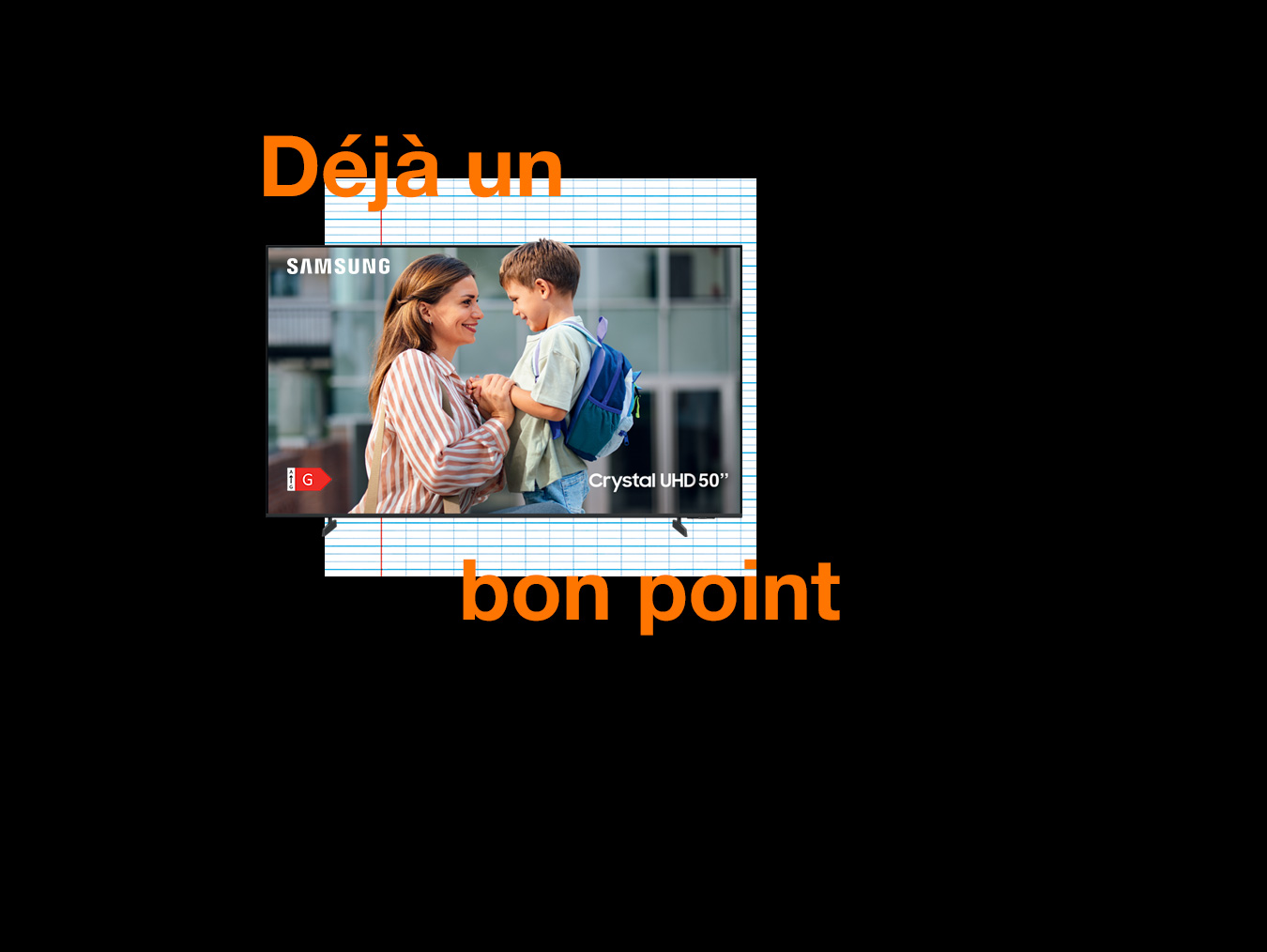 Un téléviseur Samsung UHD de 50" pour 1 euro 
