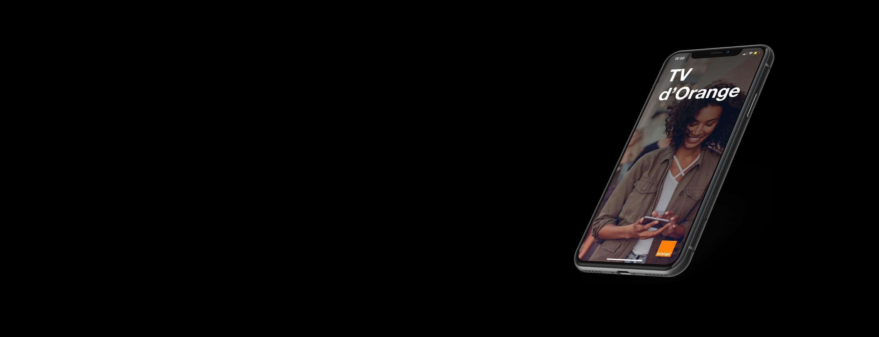 App TV d'Orange sur mobile