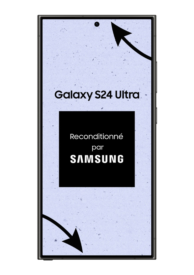 Samsung S24 Ultra gris 256Go reconditionné parfait état