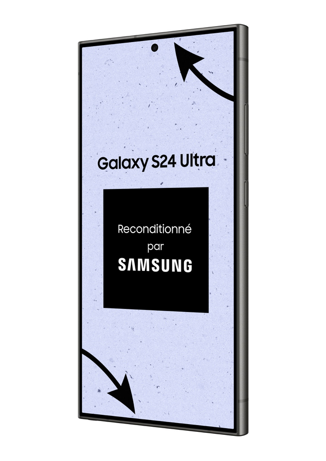 Samsung S24 Ultra gris 256Go reconditionné parfait état