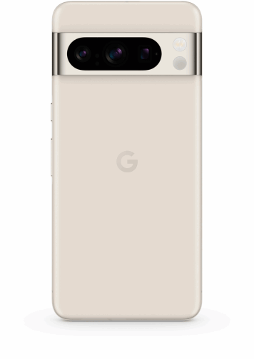 Google Pixel 8 Pro Blanc de dos.