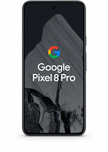 Google Pixel 8 Pro Noir de face.