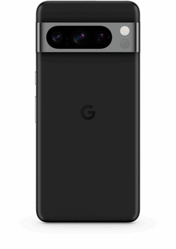 Google Pixel 8 Pro Noir de dos.