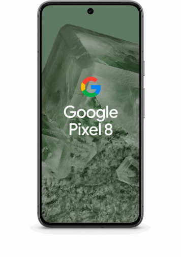 Google Pixel 8 Vert de face.