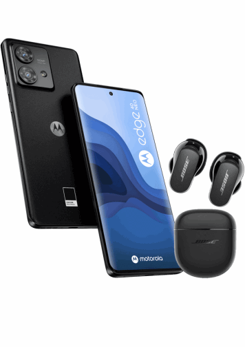 Motorola edge40 néo avec écouteurs