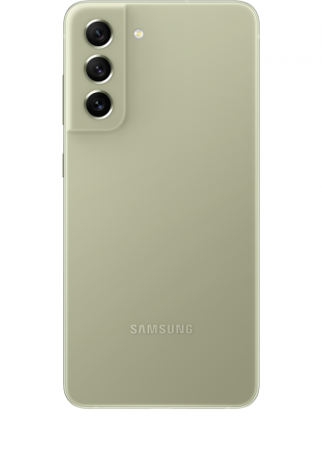 Samsung Galaxy S21 FE 5G vert avec Orange et Sosh - vue dos