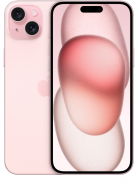 Visuel de Dos et Face iPhone 15 Plus rose 