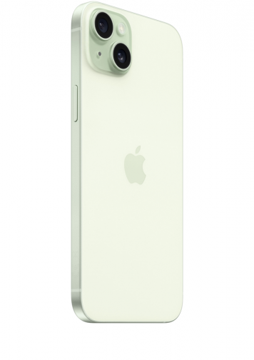 Visuel de dos iPhone 15 Plus vert