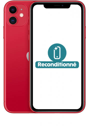 Rec iPhone 11 Grade B 64Go Rouge Solidaire