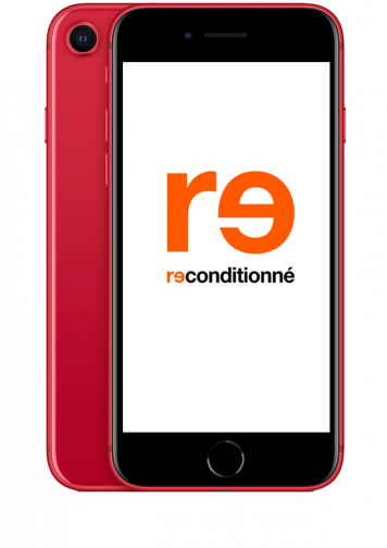 visuel iphone SE 2022 rouge reconditionné 