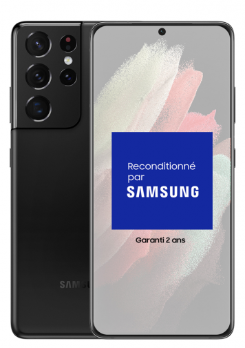 Visuel Samsung Galaxy S21 Ultra 5G Noir reconditionné