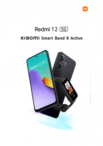 Pack Xiaomi Redmi  12 5 G + Smart Band 8 Active 