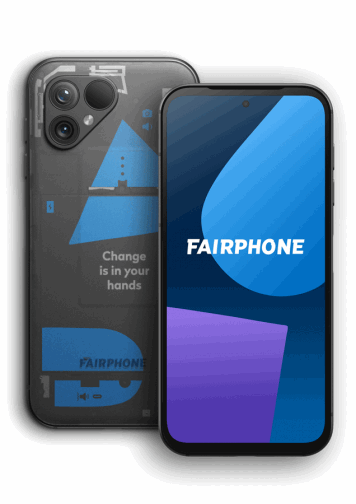 Visuel du Fariphone 5 5G de dos et de face