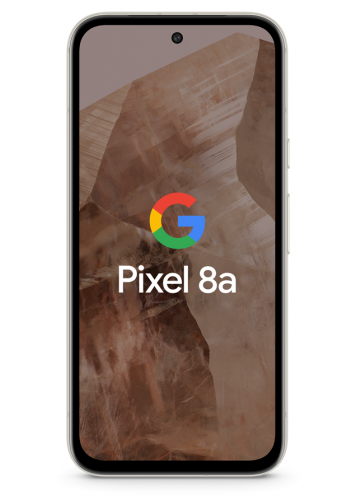 Visuel Google Pixel 8a Blanc face