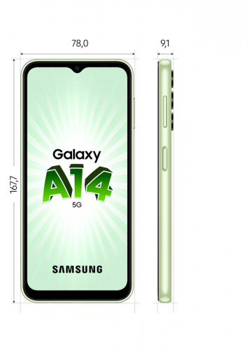Samsung Galaxy A14 5G 64Go Vert
