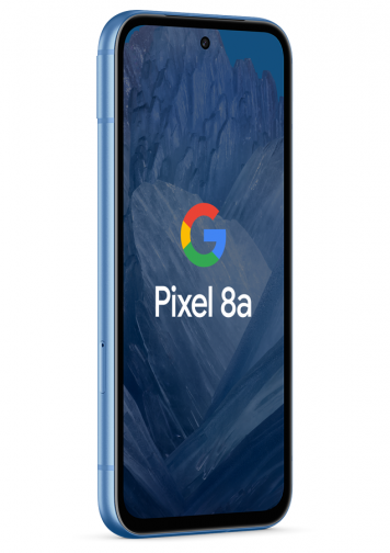 Visuel Google Pixel 8a Bleu face 3/4 droite