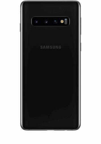 vue 3 Samsung Galaxy S10 noir comme neuf