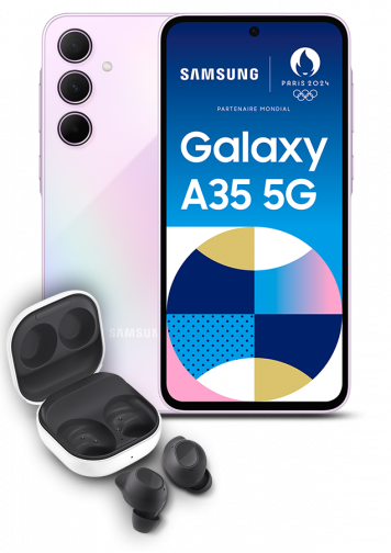Visuel Galaxy A35 5G Violet